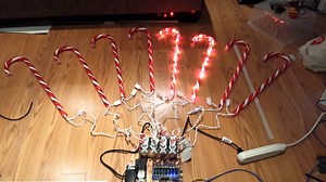 Raspberry Pi Controlled Candy Cane Lights @Raspberry_Pi #piday #raspberrypi