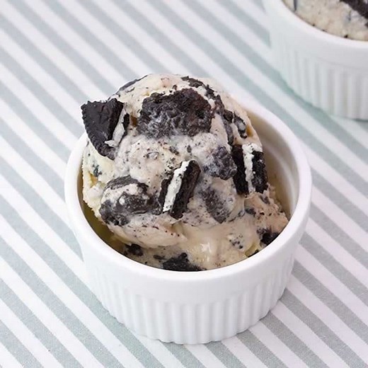 袋でもむだけ♪ クッキー＆クリームアイスのレシピ動画・作り方 | デリッシュキッチン