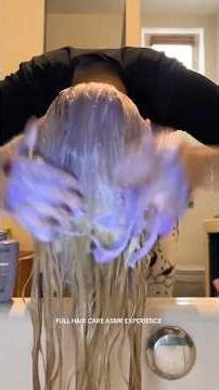 #haircare #scalptreatment #prewash #hairmask #blueshampoo #blondhairroutine #hairrepair