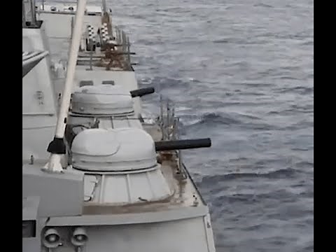 Indian Navy AK-630M CIWS in Action