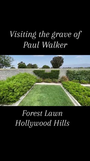Exploring Paul Walker's Grave at Forest Lawn Hollywood Hills