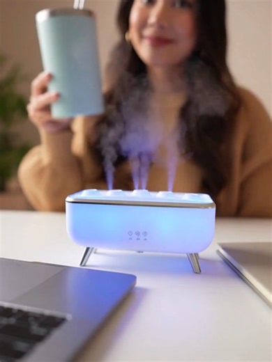 Window Herb Garden Essential! This suction-cup humidifier sticks to glass—hydrates basil and thyme without taking counter space, tapping into TikTok’s window garden trend. #WindowGardenHacks #SuctionCupHumidifier #UrbanGardening #ViralGreenGear