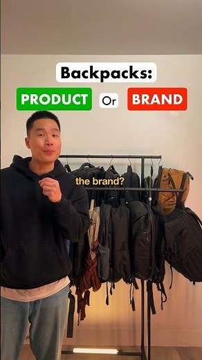 Product vs brand: backpack edition