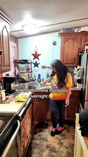 12 reactions · 9 comments | Just me vs. the never-ending mess again #MomLife #RealLifeCleaning #cleantok101 | Lisa Mccarty | Facebook