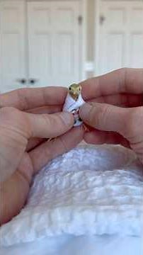 Gave this little button a bath today, and had a mini towel made 😂💙 #cuteanimals #cutebaby #quail