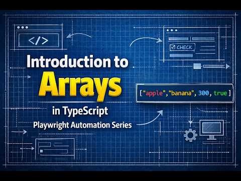 Introduction to Arrays in TypeScript | Playwright Automation Series