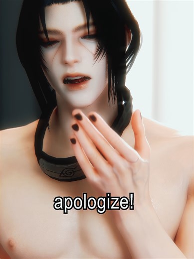 1♥️=1 apology #Itachi #naruto #3danimation #blender #FYP | itachi