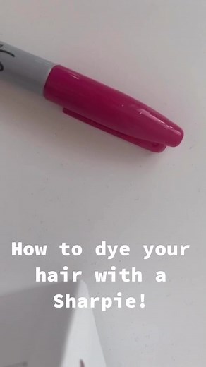 DIY Hair Dye with Sharpie | Transformation Tutorial