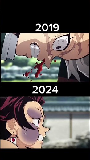 Tanjiro vs Sanemi through the years #demonslayer #鬼滅の刃 #anime