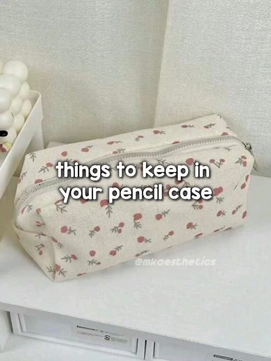 Things you should keep in your school pouch | Pencil case essentials ✨️ #aesthetic #stationery