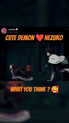 Nezuko Funny 😂Running Moment 🥰 Demon Slayer Edit ... ❤️Cute Demon ❤️ #Shorts