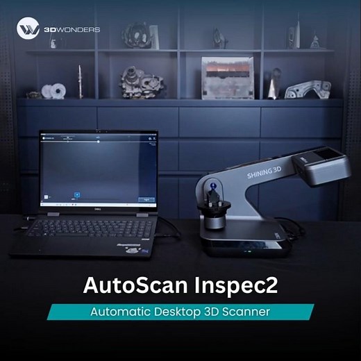 AutoScan Inspec 2 | Automatic Desktop 3D Scanner for Small Parts