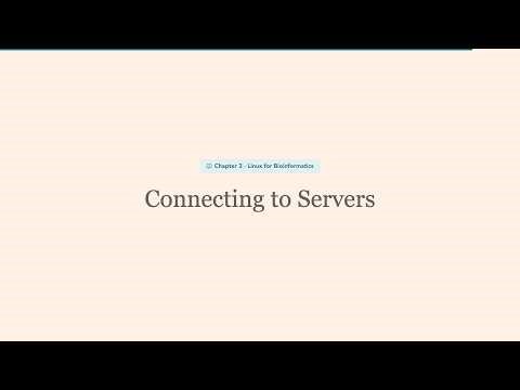 SSH, SCP & SFTP - Connecting to Linux Servers for Bioinformatics