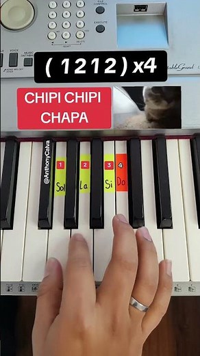 CHIPI CHIPI CHAPA CHAPA Piano Tutorial