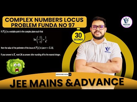 Im(−1/z) = 1/4 | Locus of Complex Number | Perimeter of Locus | JEE Mains & Advance
