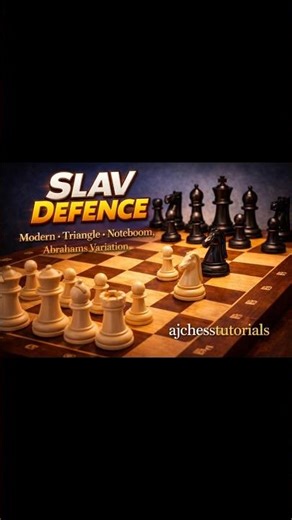 Slav Defence system ♟️Modern • Triangle • Noteboom ideasStrategic and practical chess 👑