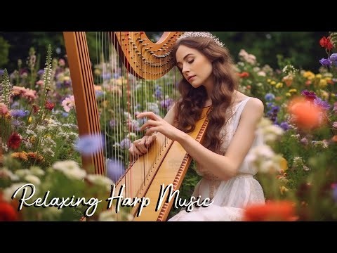 Beautiful Harp Music 🎶 Relaxing Harp Background Music for Sleep, Meditation, Spa, Study