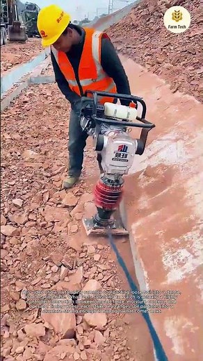 Satisfying Soil Compaction: Watch This Tamping Rammer in Action