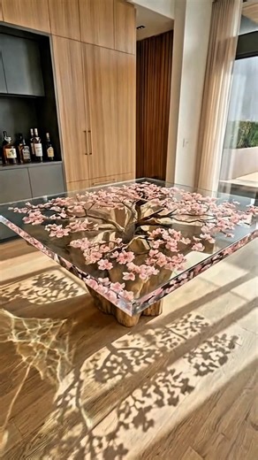“The Most Beautiful Glass Table Transformation Ever 🌸. #shorts #shortsvideo