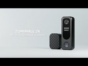 ZUMIMALL 2023 Upgraded Smart Wireless Doorbell Camera|AI Analysis&2K FHD Lens&Optional Sounds