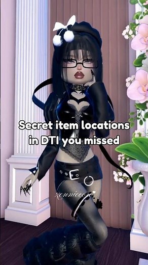 DTI Secret Item Locations You Missed 👀✨ #roblox #dti