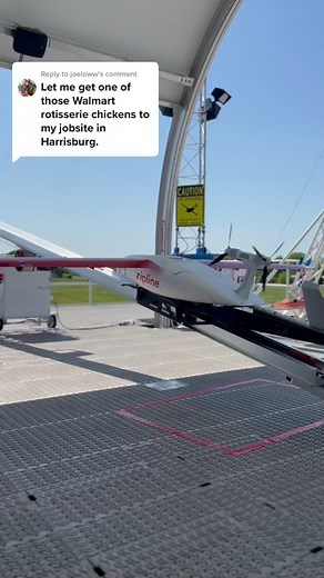 Rotisserie Chicken Delivered via Zipline Drone in Pea Ridge | Photo Revealed