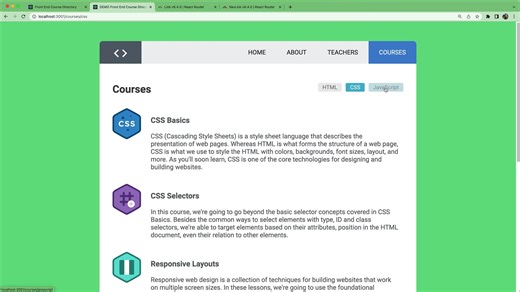 Stage 2 Course Directory Walk-through