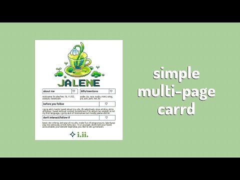 simple multi-page carrd tutorial