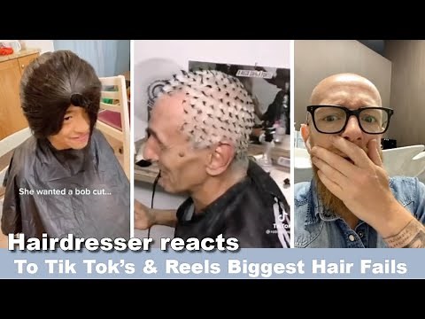 Hairdresser Reacts to TikTok’s & Reels' CRAZIEST Hair Fails & Epic Transformations!