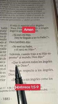 Hebreos 1:5-9 #lecturabíblica #videoscristianos #mensajecristiano #reflexionesdeldia