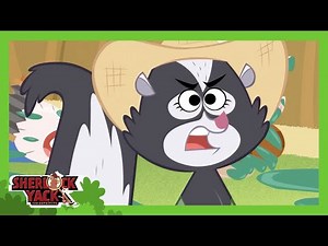 🎨 Who Painted the Skunk’s Garden Gnomes? | Sherlock Yack | Cartoons for Kids