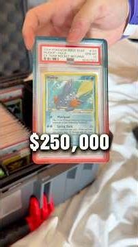 $250,000 Mudkip Pokemon Card?!