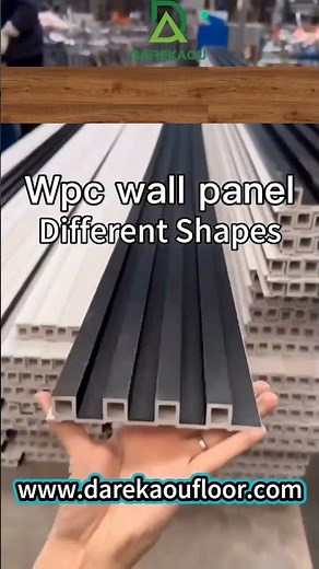 WPC Fluted Wall Panel, Different Shapes