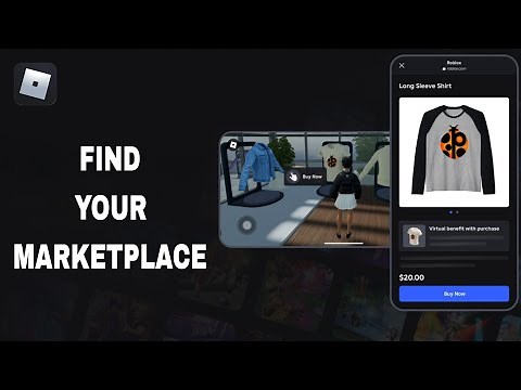 How To Find Your Marketplace On Roblox App | Step By Step