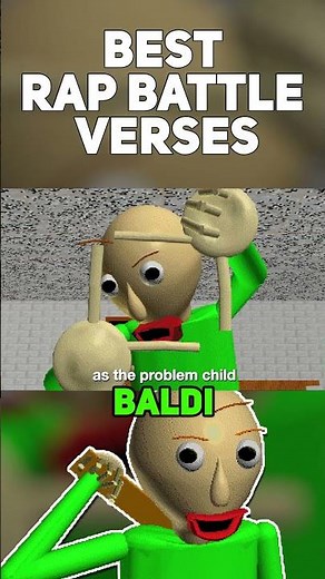 BALDI! (PT. 2) (BEST RAP BATTLE VERSES) #gumball #baldi #rapbattle #eddiefrb