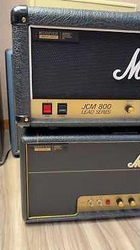 Marshall 1959 Modified and 2203 Modified : Super Lead Plexi and JCM 800 factory modded!! The FIRST!