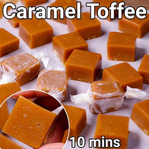 Caramel Candy: bit.ly/3KkGpWu Imli Toffee: bit.ly/3kSo8C6 caramel toffee recipe | caramel candy | how to make chewy caramels with step by step photo and video recipes. toffee or any homemade chocolate dessert snack recipes are always special and fun to prepare and serve. generally, we assume these are complex or may not be prepared at home and may require sophisticated machinery and types of equipment. even caramel candy is also believed to be complicated but it can be easily attempted at home a