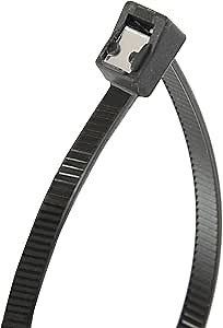 Amazon.com: Calterm 74509 Nylon Self-Cutting Cable Tie, 14", 50 lb. Tensile, Twist-Off, Clean-Cut, Stainless Steel Blade, Wire Tie/Industrial/Outdoor & Household Use, Zip Tie, UV Resistant, Uv Black : Electronics