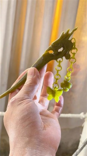 From Stone to Elegant Hairpin – Hand Carved Art ✨