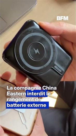 Une batterie externe a pris feu à bord d'un vol de la compagnie China Eastern après son atterrissage