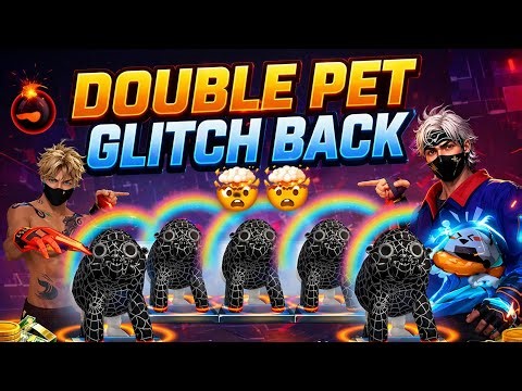 NEW DIVINE PET GLICH 🤯 100% ALL PHONE WORKING 😘STEAL A PET FAST RUNNING TRICK 🤯FREE FIRE CRAFT GLICH