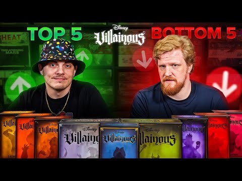 Disney Villainous Characters: Top 5 and Bottom 5!