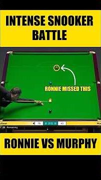 Intense Snooker Battle! 🔥 Ronnie O’Sullivan vs Shaun Murphy | Masters