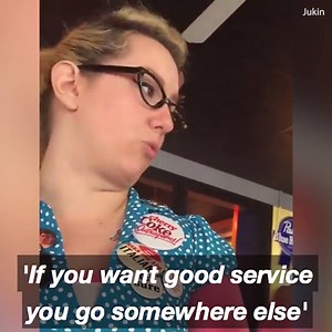 24M views · 25K reactions | This is the rudest waitress ever!  | Daily Mail US | Facebook