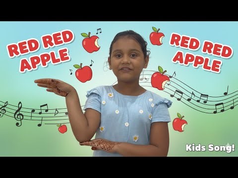 Red Red Apple Nursery Rhyme for Kids | Fun Children's Songs