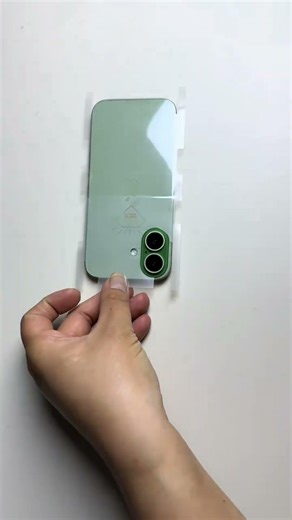 iPhone 17 Green 💚 Transparent Wrap Installation – No Bubble Perfect Finish! 😳🔥