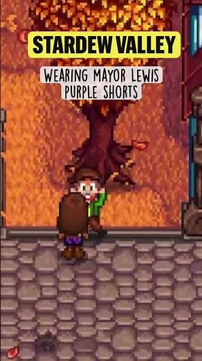 Mayor Lewis Trimmed Lucky Purple Shorts (Stardew Valley)