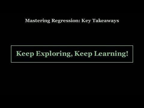 Regression Algorithms in Machine Learning