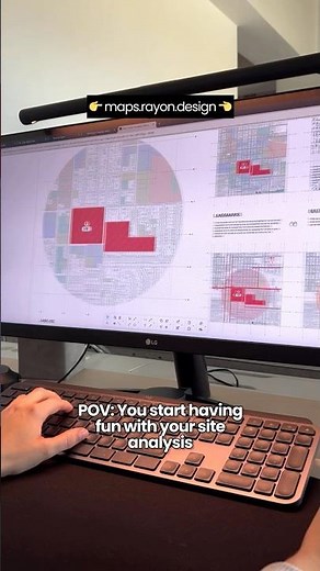 Free app for site analysis: maps.rayon.design #architecturestudent