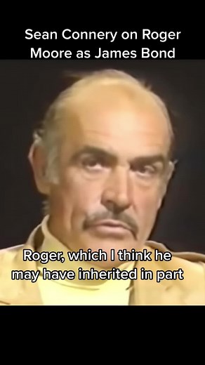 SEAN CONNERY on ROGER MOORE. Two great James Bonds with very differnt styles. Who do you prefer? #seanconnery #rogermoore #sirseanconnery #sirconnery #connery #sirsean #seanconnery007 #bond #jamesbond #bond007 #jamesbond007 #007 #bestbondever #sirrogermoore #conneryandmoore #gonenevergorgotten #seanconneryrip #ripseanconnery #bestofbritish #england #scotland #seanandroger #film #movies #bondandbond